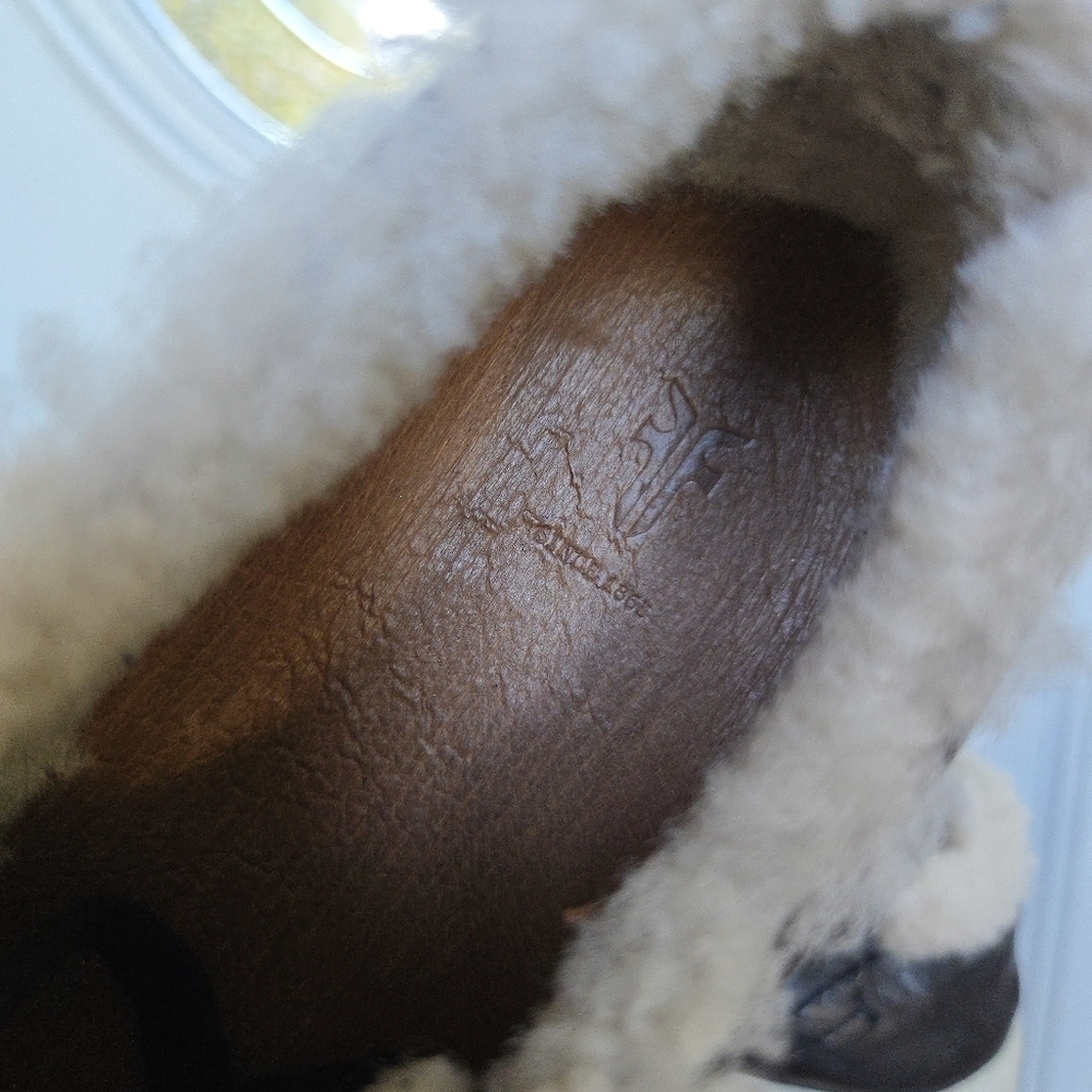 Frye Black Shearling Sneakers - Picture 7 of 11